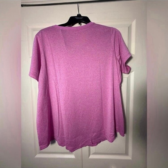 NIKE Pink Heather Dri-FIT Tee - Picture 2 of 4